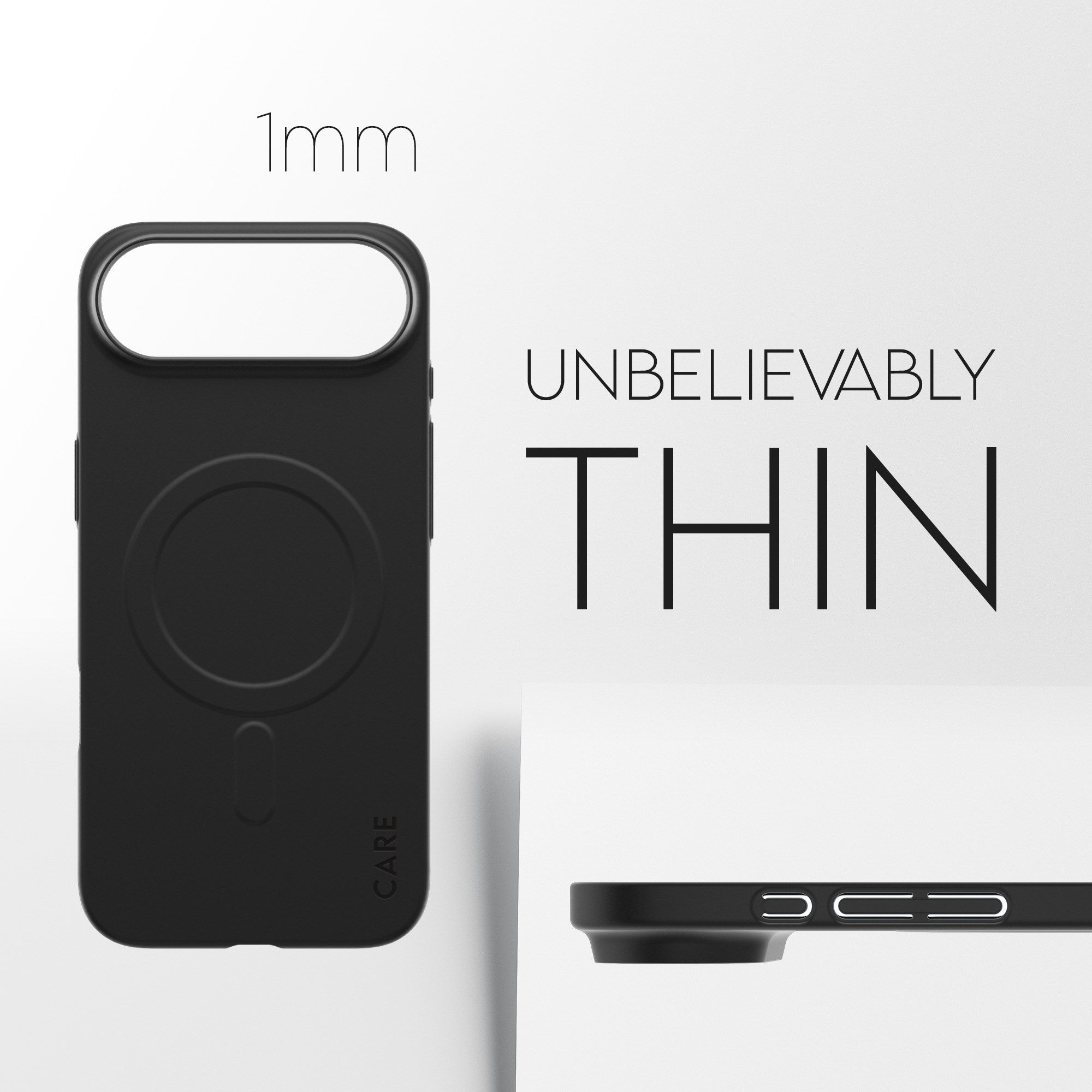 CARE™ by PanzerGlass® SL1M Case Schwarz m. MagSafe iPhone Air